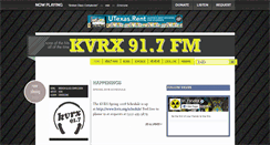 Desktop Screenshot of kvrx.org