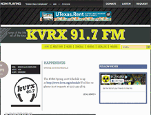 Tablet Screenshot of kvrx.org